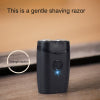 Portable men's dual head electric shaver shaver shaving device